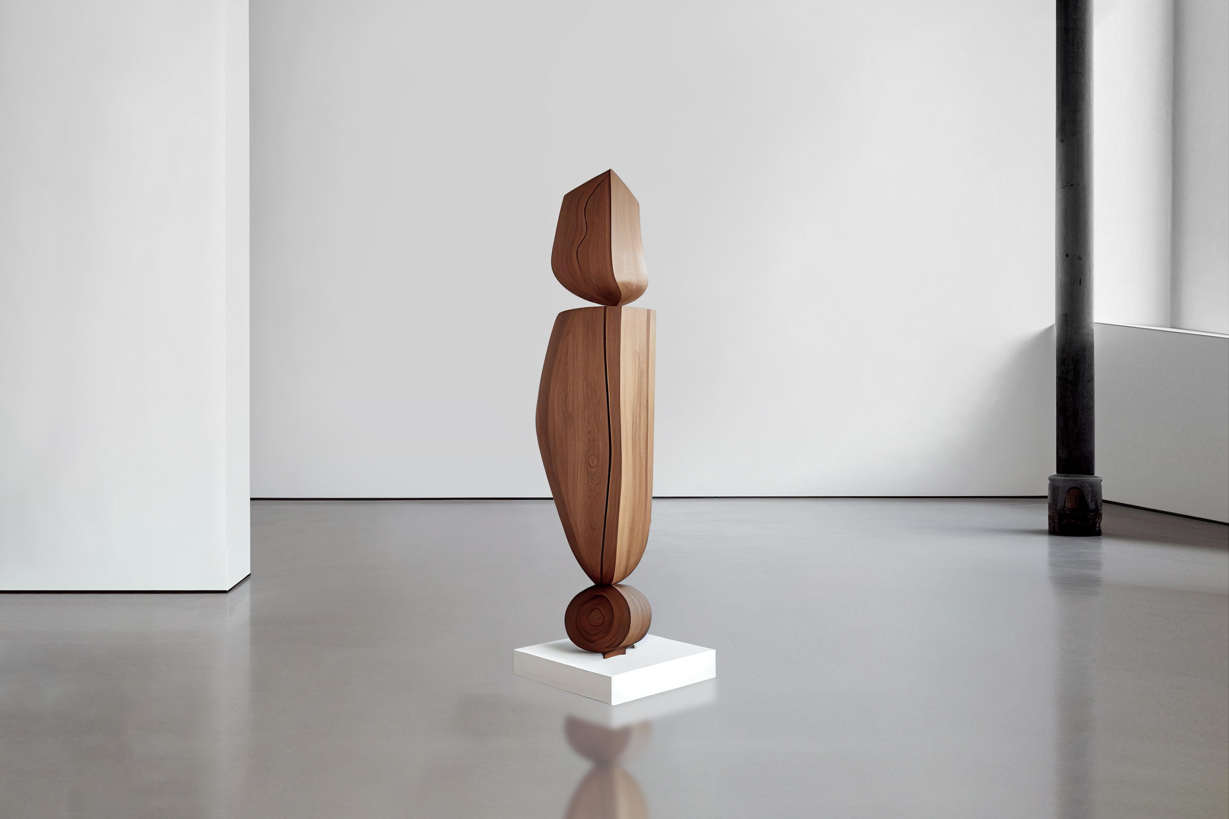 “Still stand” sculptures by Joel Escalona.

Joel Escalona's wooden standing sculptures are objects of raw beauty and serene grace. Each one is a testament to the power of the material, with smooth curves that flow into one another, inviting the