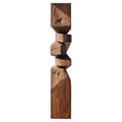 Abstract Modern Wood Sculpture, Still Stand No32 by Joel Escalona 