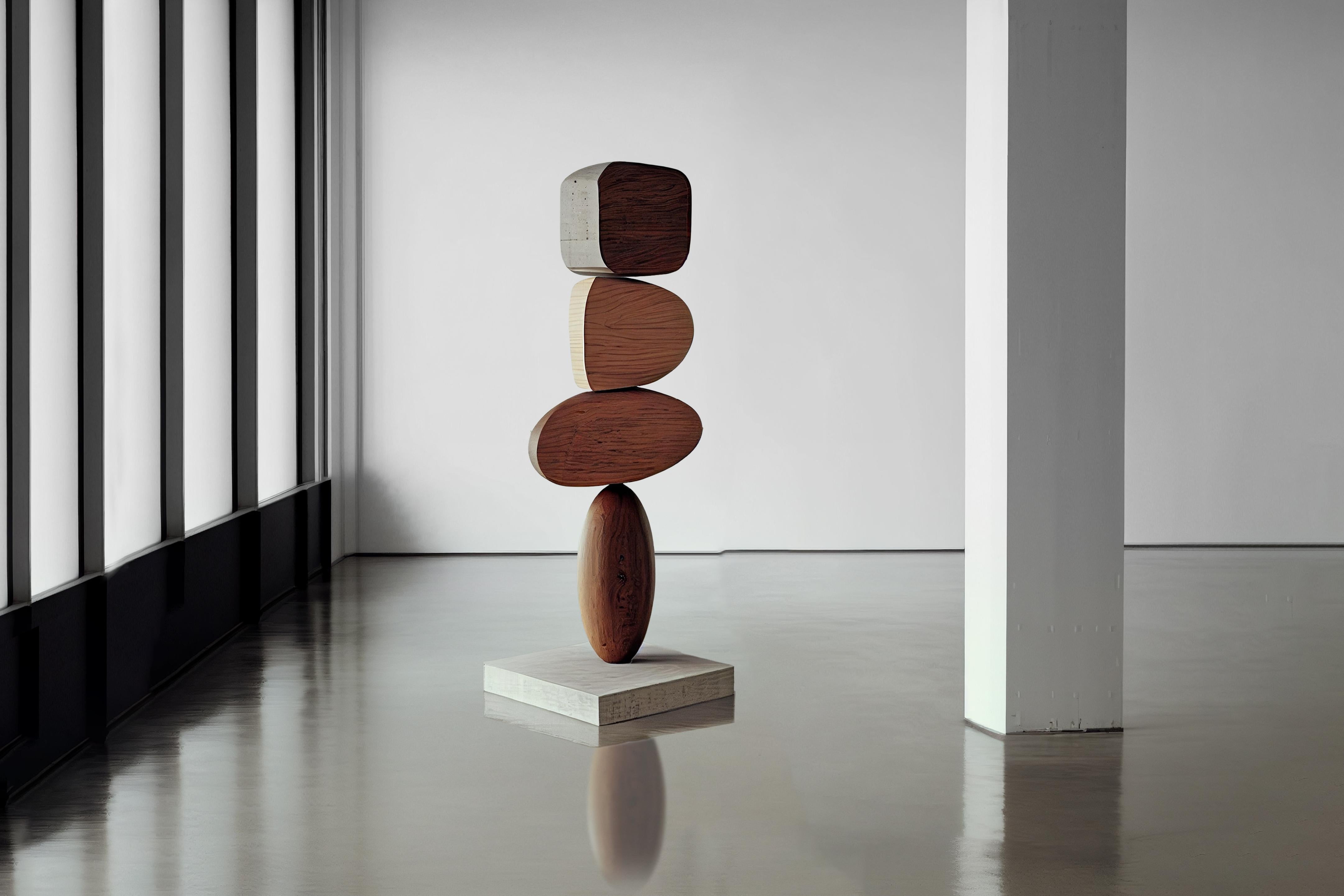 “Still Stand” sculptures by Joel Escalona.

Joel Escalona's wooden standing sculptures are objects of raw beauty and serene grace. Each one is a testament to the power of the material, with smooth curves that flow into one another, inviting the