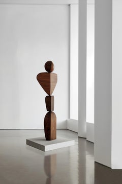 Abstract Modern Wood Sculpture, Still Stand No7 by Joel Escalona