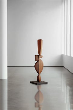 Abstract Modern Wood Sculpture, Still Stand No8 by Joel Escalona