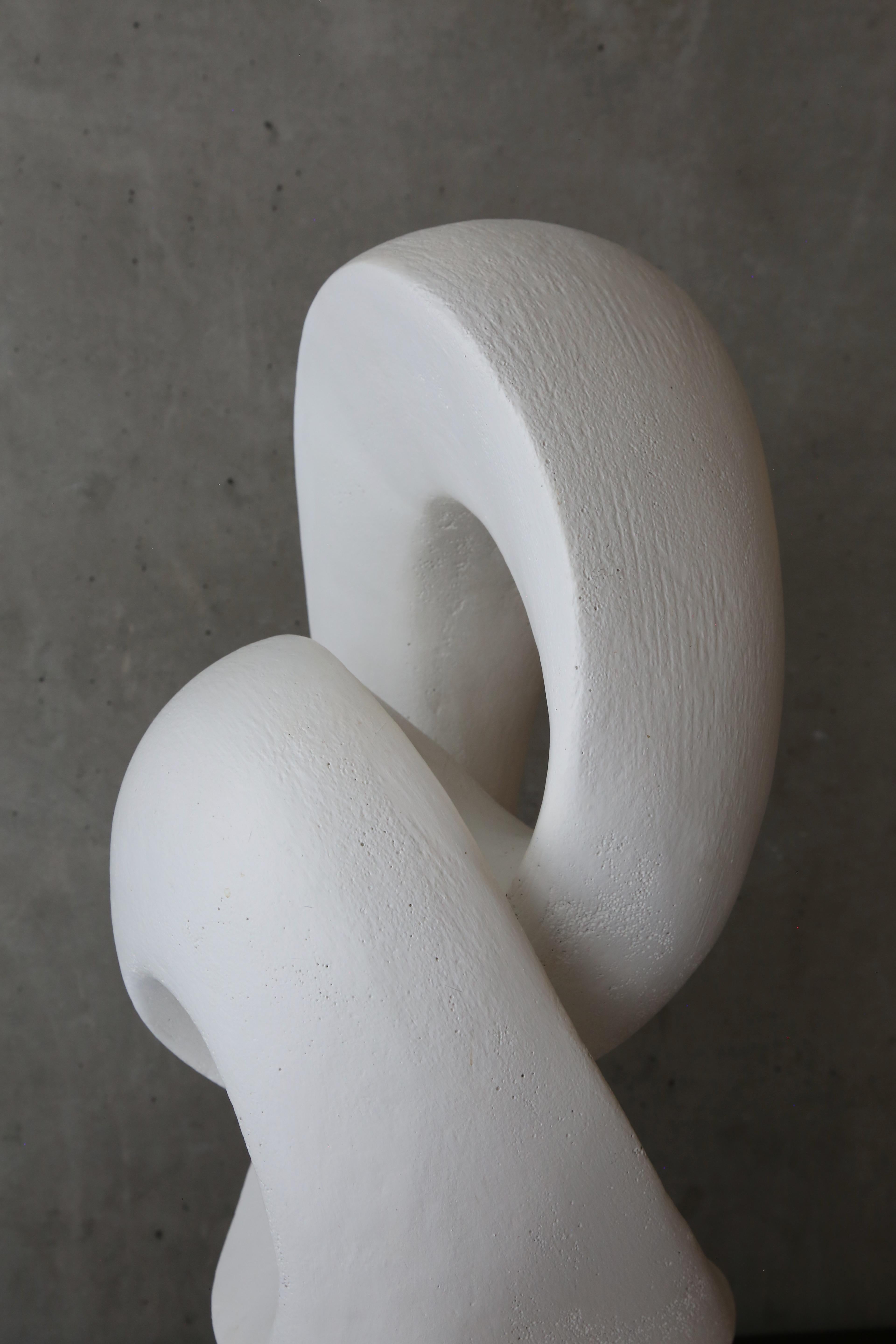 Abstract Modernist Biomorphic Plaster Sculpture. For Sale 5