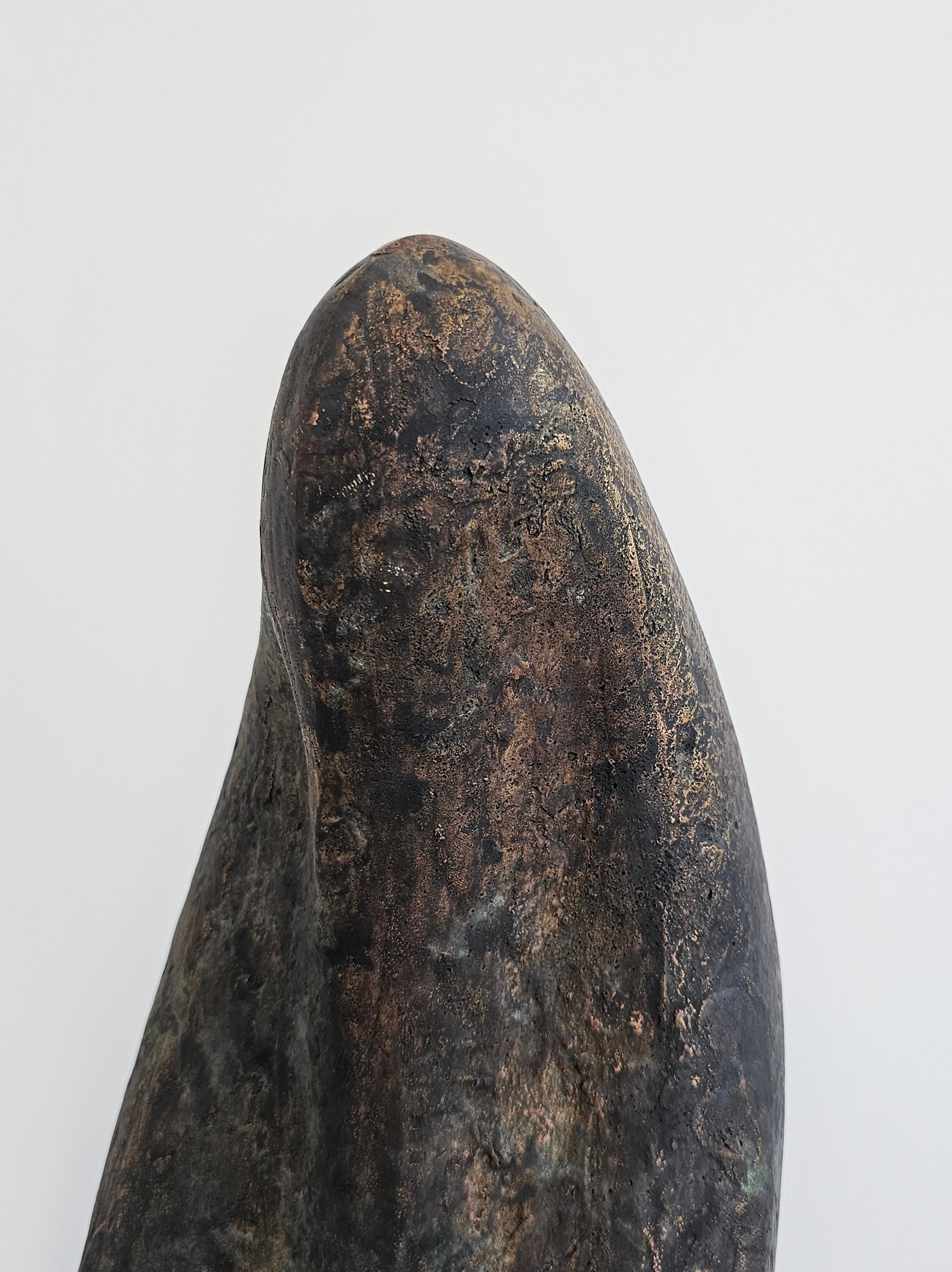 Abstract Modernist Bronze Sculpture by Ivan Kozaric, Yugoslavia 1960s For Sale 6