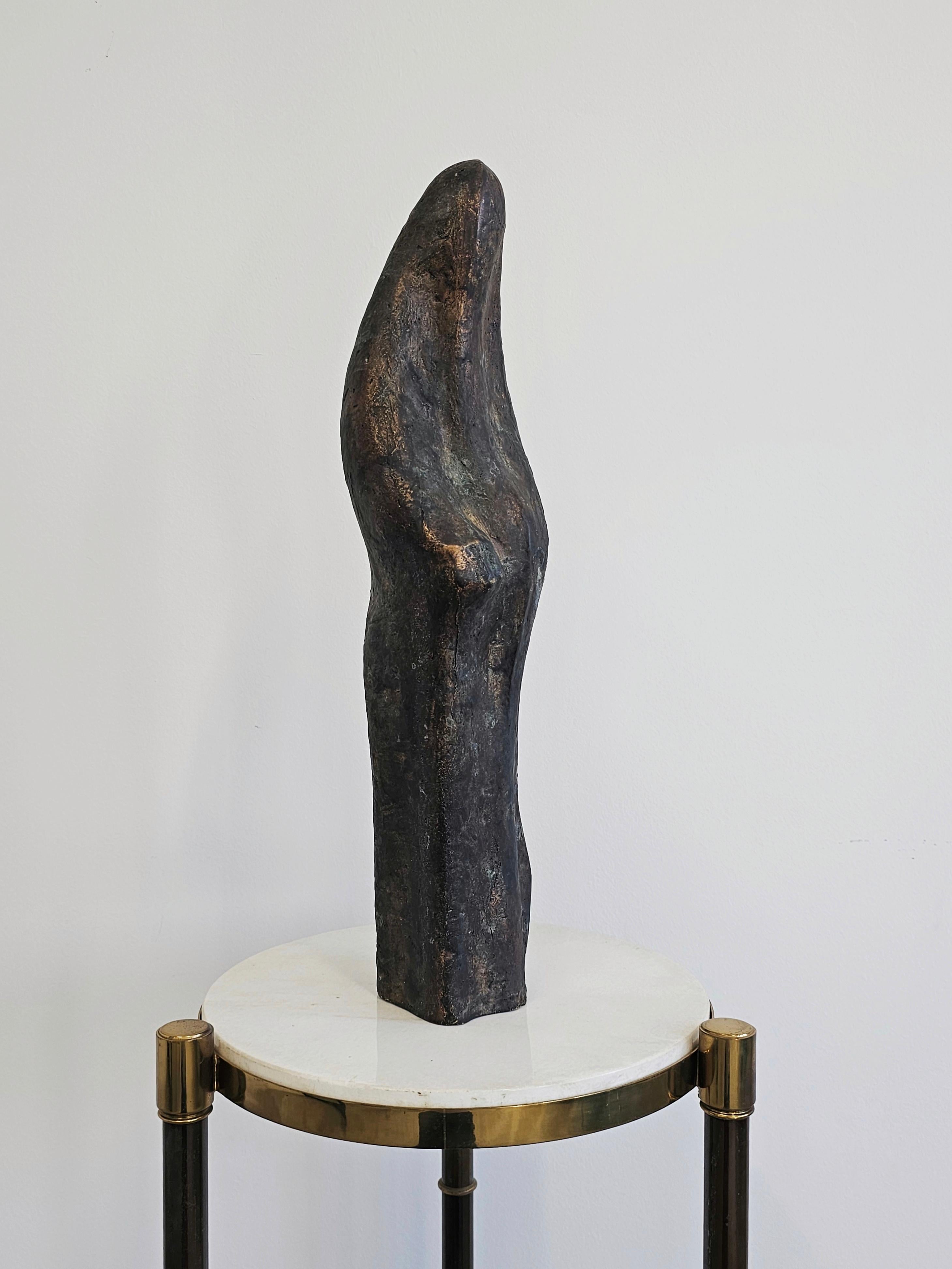 Abstract Modernist Bronze Sculpture by Ivan Kozaric, Yugoslavia 1960s In Good Condition For Sale In Beograd, RS