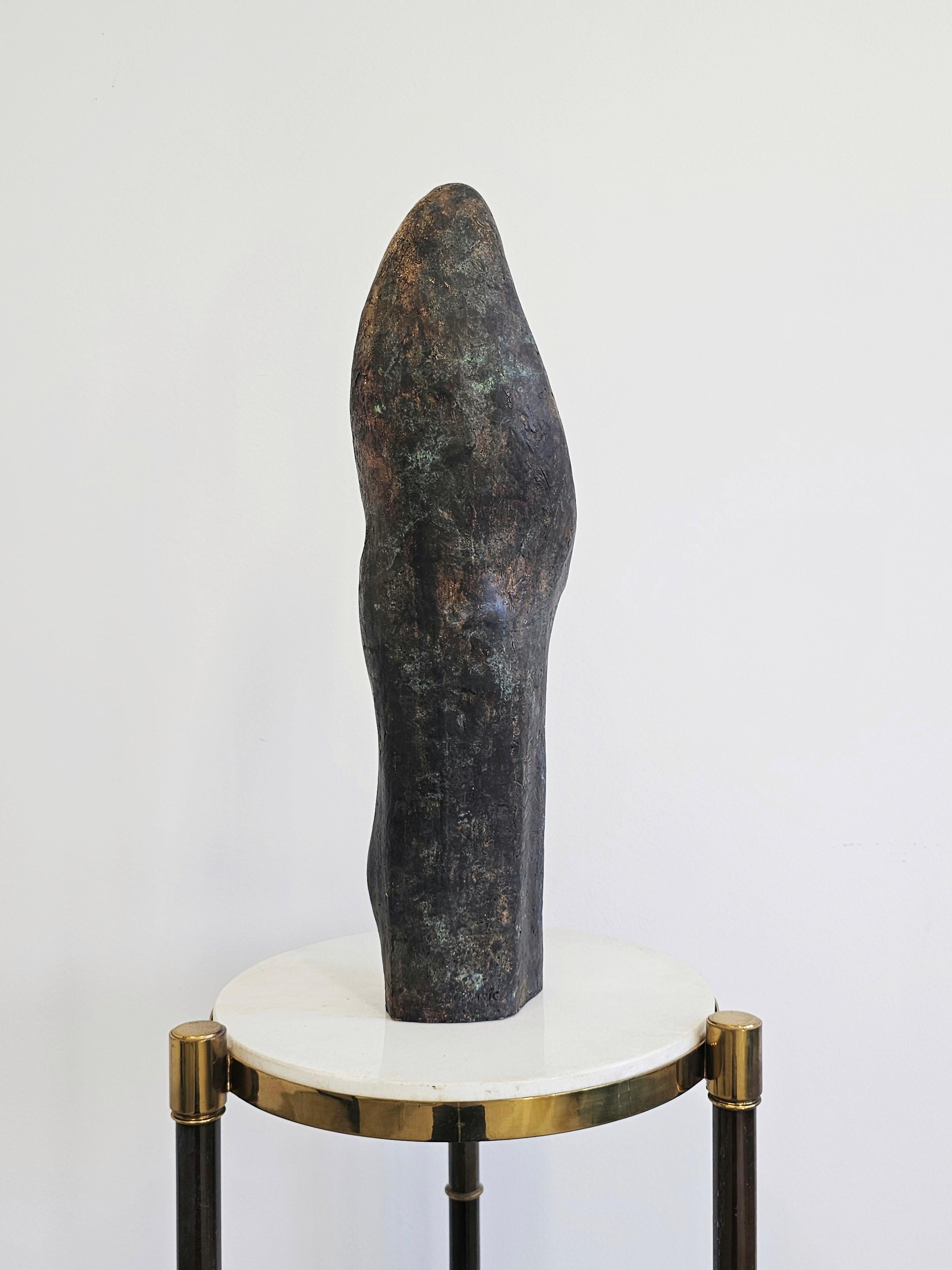 Abstract Modernist Bronze Sculpture by Ivan Kozaric, Yugoslavia 1960s For Sale 1