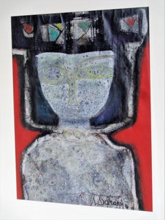 Abstract Modernist Painting by Alfonsas Dargis