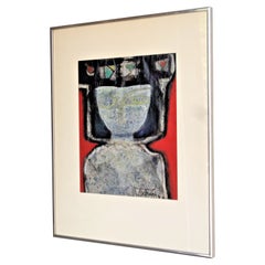 Abstract Modernist Painting by Alfonsas Dargis