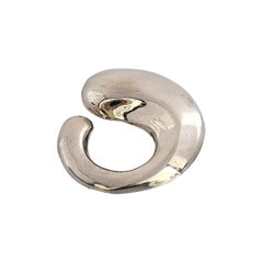 Abstract Modernist Sterling Silver Los Ballestros Mexico Pendant / Pin