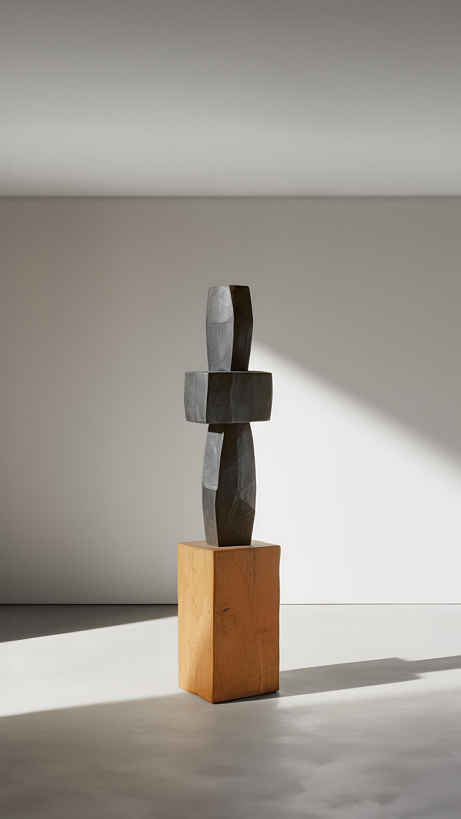 Abstract Modernist Wooden Sculpture in the style of Jean Arp, Unseen Force 11 For Sale 2