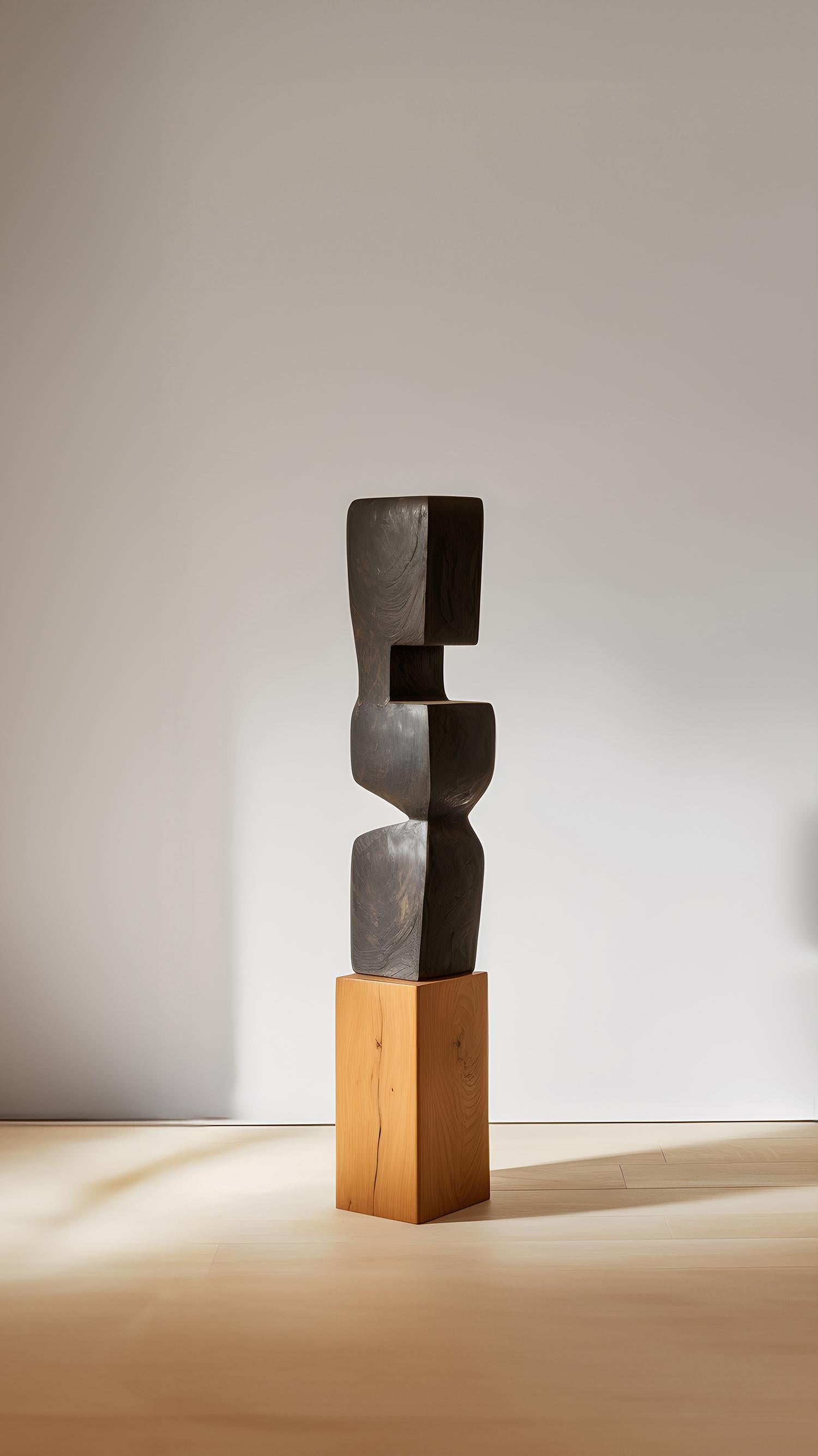 Abstract Modernist Wooden Sculpture in the style of Jean Arp, Unseen Force 12 In New Condition For Sale In Estado de Mexico CP, Estado de Mexico