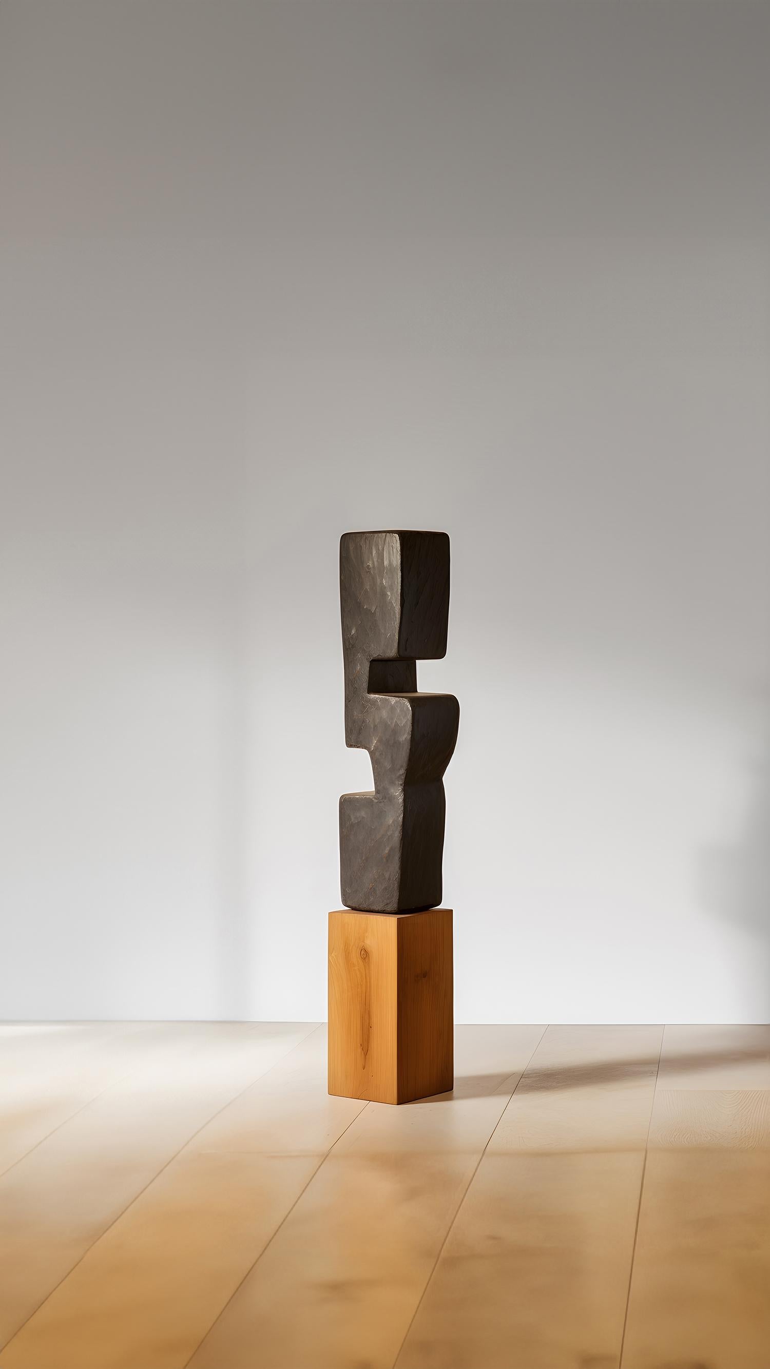Contemporary Abstract Modernist Wooden Sculpture in the style of Jean Arp, Unseen Force 12 For Sale