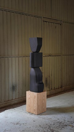 Sculpture moderniste abstraite en bois dans le style de Jean Arp, Unseen Force 13
