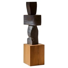 Scultura astratta modernista in legno nello stile di Jean Arp, Unseen Force 13