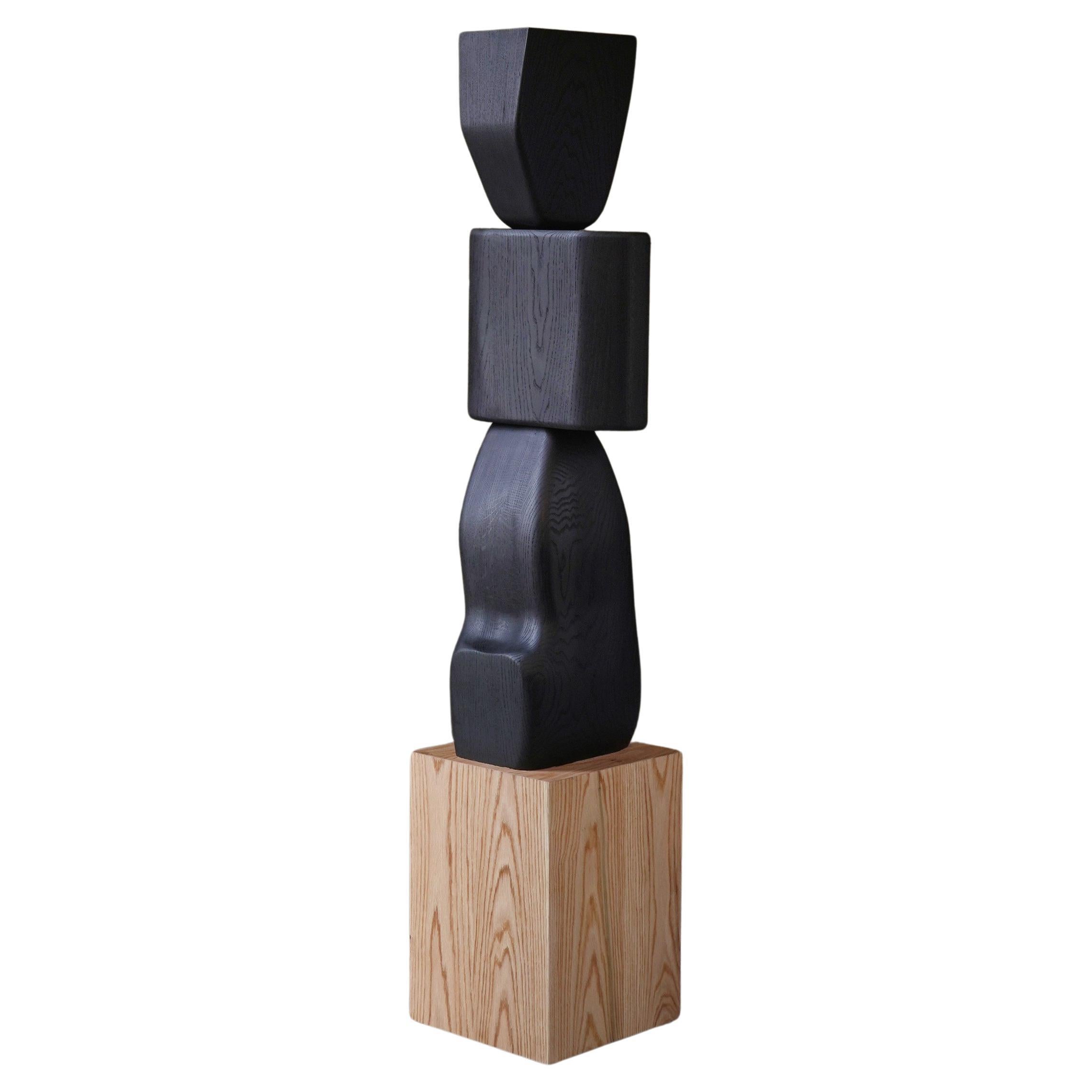 Scultura astratta modernista in legno nello stile di Jean Arp, Unseen Force 13