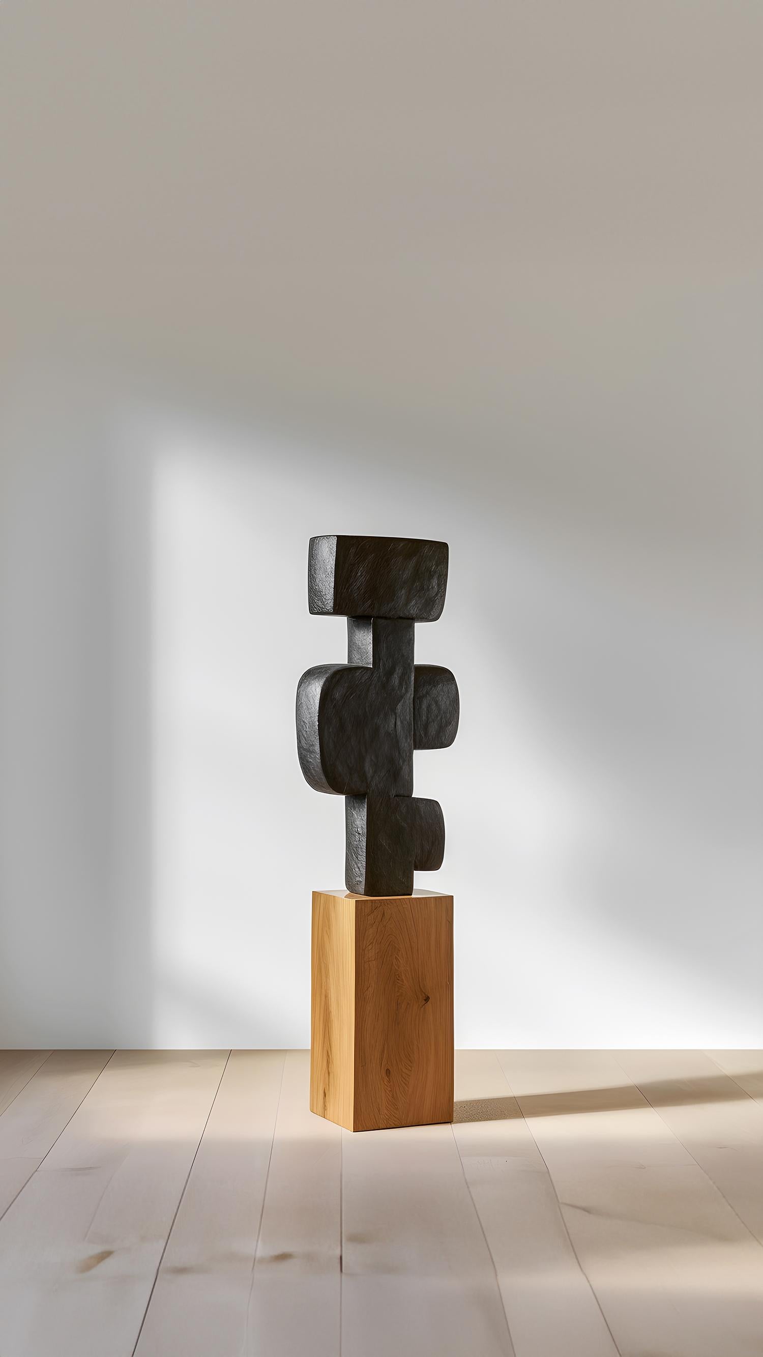 Abstract Modernist Wooden Sculpture in the style of Jean Arp, Unseen Force 14 In New Condition For Sale In Estado de Mexico CP, Estado de Mexico