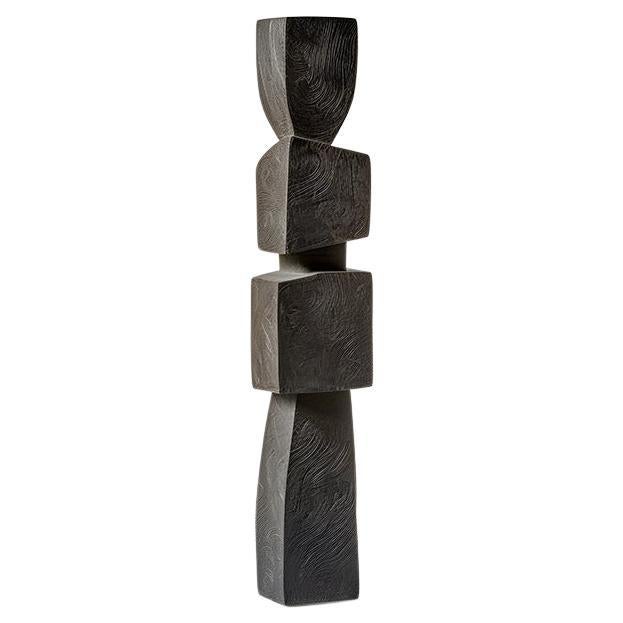 Abstract Modernist Wooden Sculpture in the style of Jean Arp, Unseen Force 16 For Sale