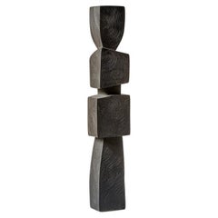 Abstract Modernist Wooden Sculpture in the style of Jean Arp, Unseen Force 16