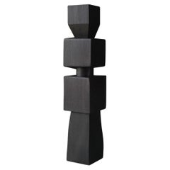 Abstract Modernist Wooden Sculpture in the style of Jean Arp, Unseen Force 16