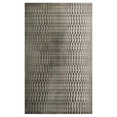 Retro Abstract Modular Kinetic Structure Frosted Stainless Steel Wall Scuplture Panel