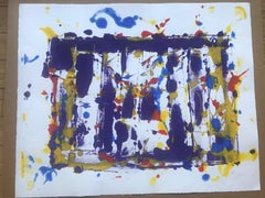 Sam Francis Abstract Monotype, 1980s