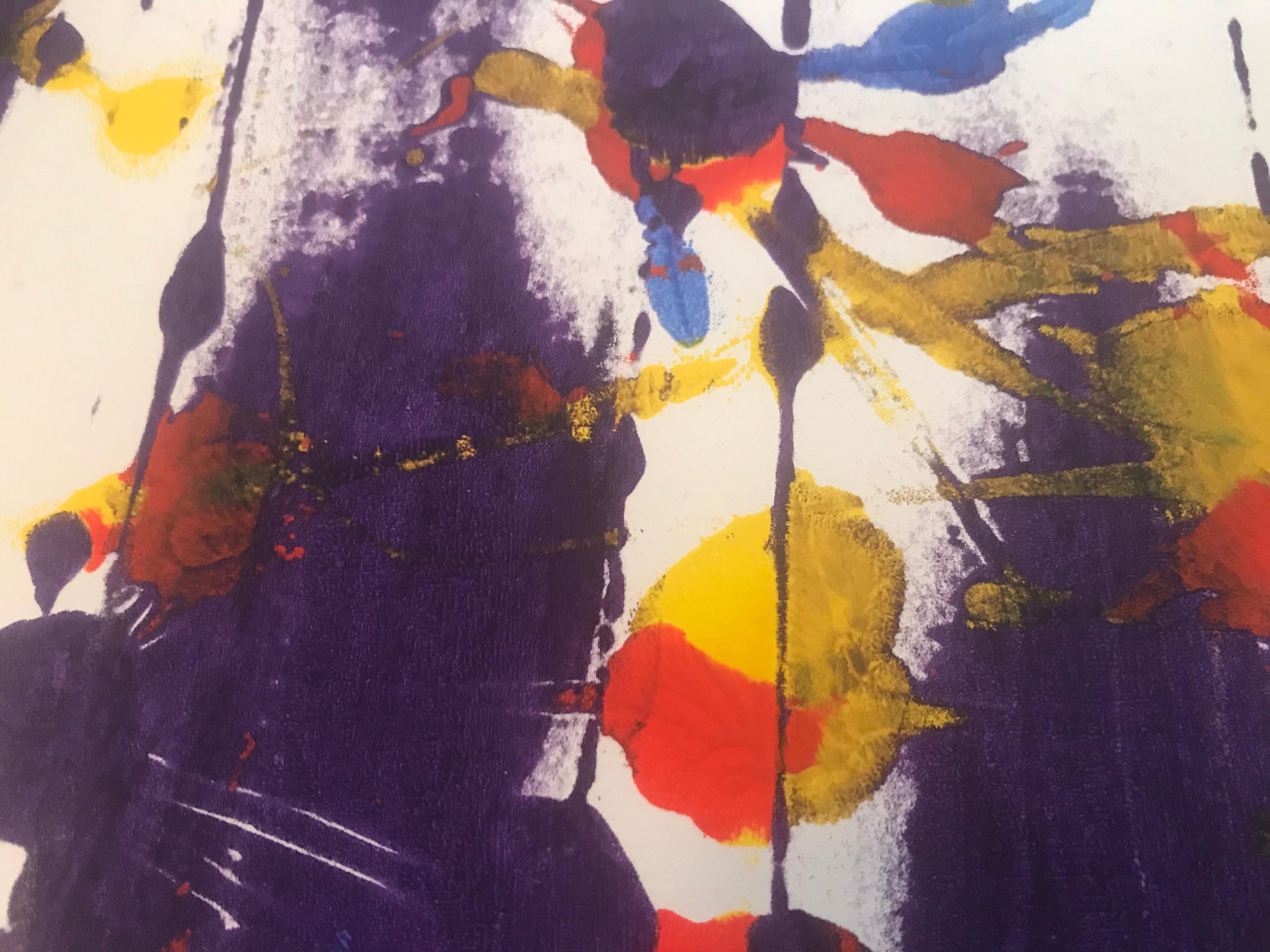 Sam Francis Abstract Monotype, 1980s 1