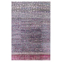 Abstract Mosaic Pixel Pattern Modern Rug "Pool Tile" Designed By Brett Beldock