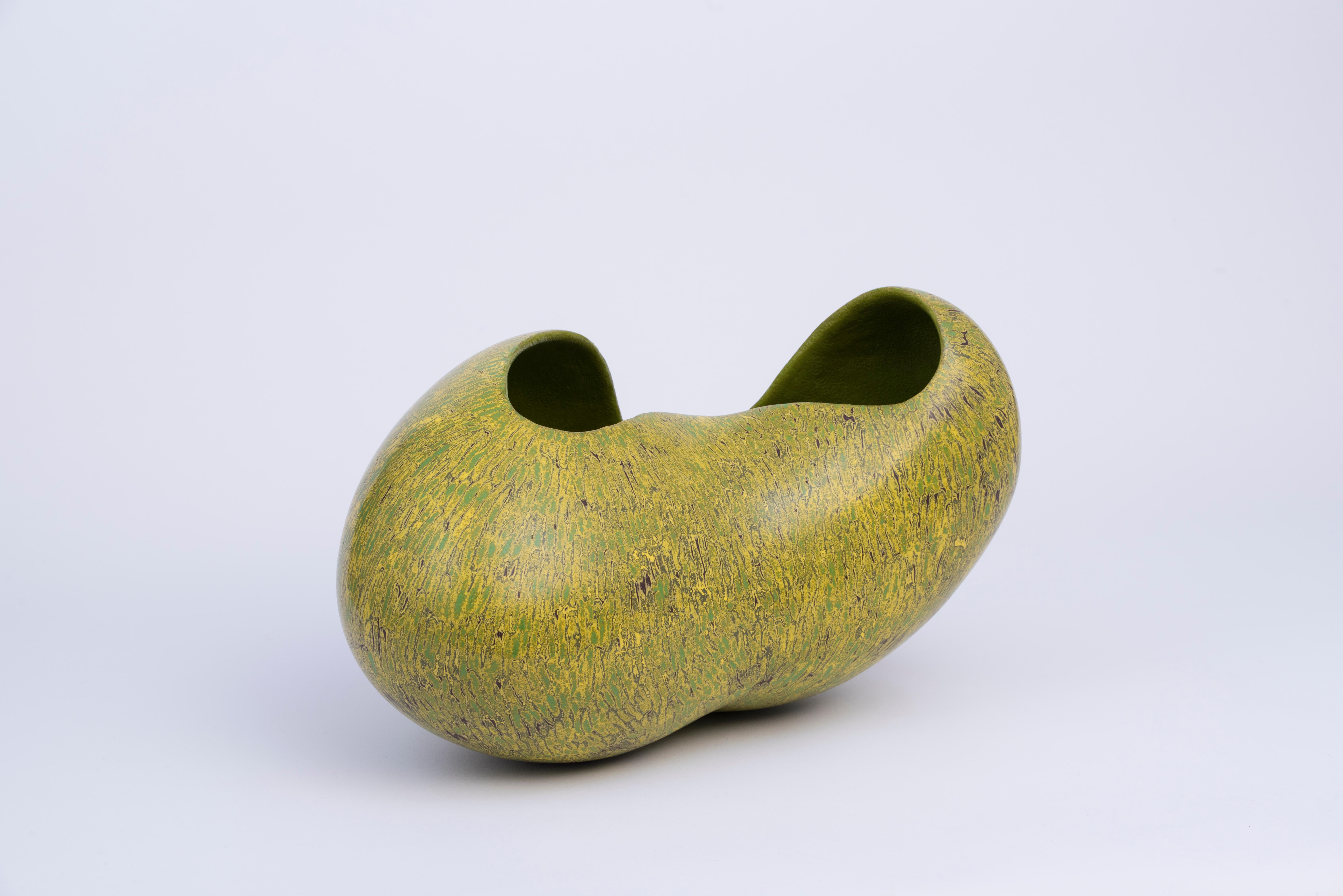 Vase vert organique, Sangwoo Kim Neuf - En vente à New York, NY