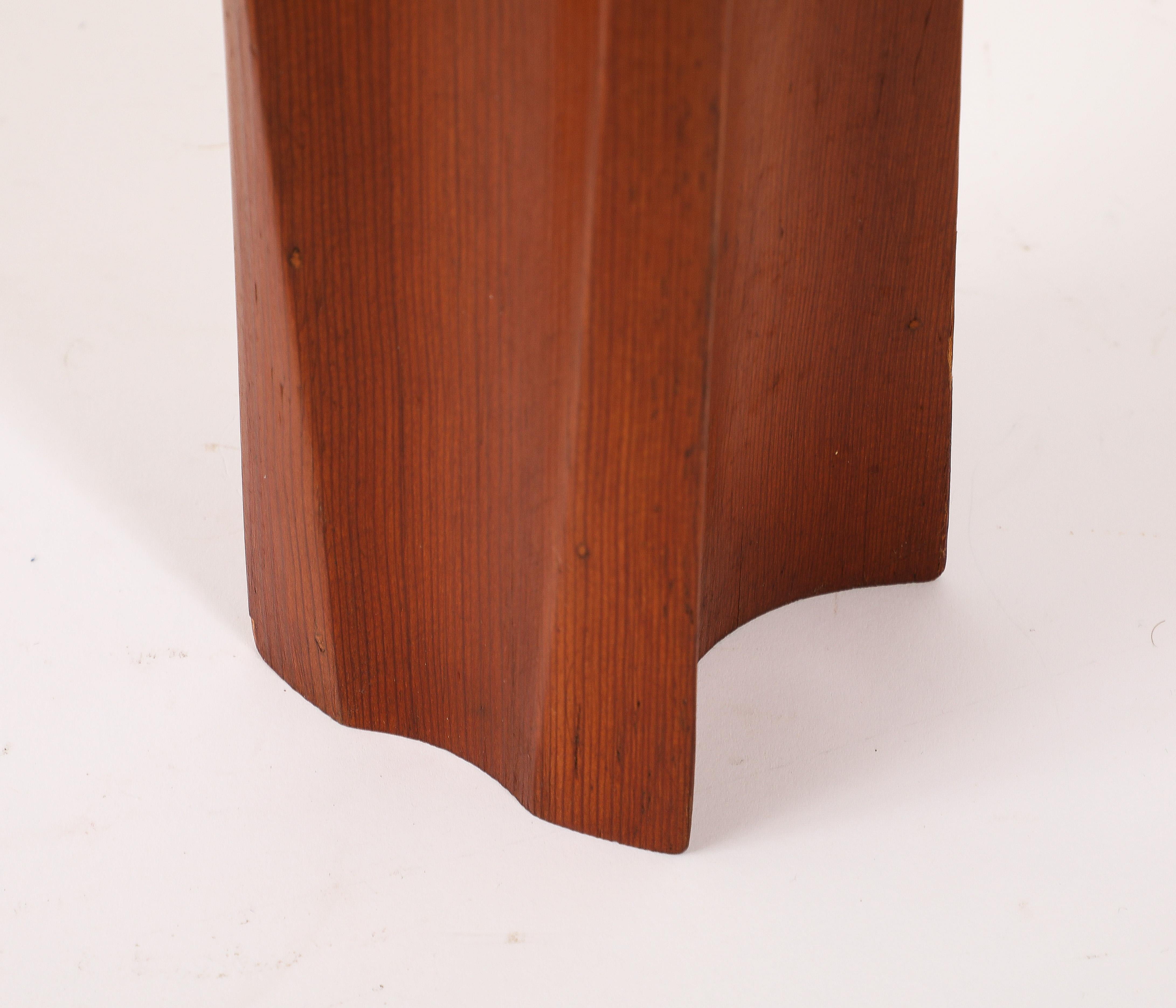 Lámpara abstracta de roble, Francia Años 50 en venta 4