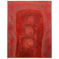 Vintage Abstract Oil by Antonio Grass