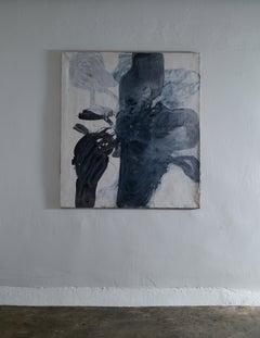 Abstraktes Gemälde, Öl auf Leinwand, Bertil Berntsson, Schweden, 1960er Jahre