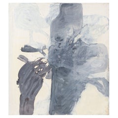 Abstract Oil on Canvas Painting Bertil Berntsson, Sweden, 1960s