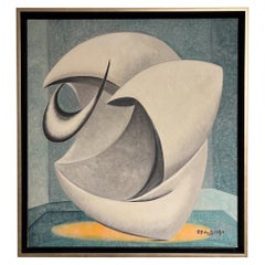 Huile sur toile, signée Indistinctly, 1967