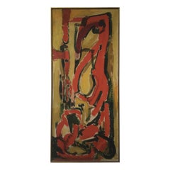 Óleo abstracto sobre lienzo Firmado Juliana Penn
