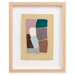 Peinture à l'huile abstraite n° 5 de l'artiste français Hortense Reynaud