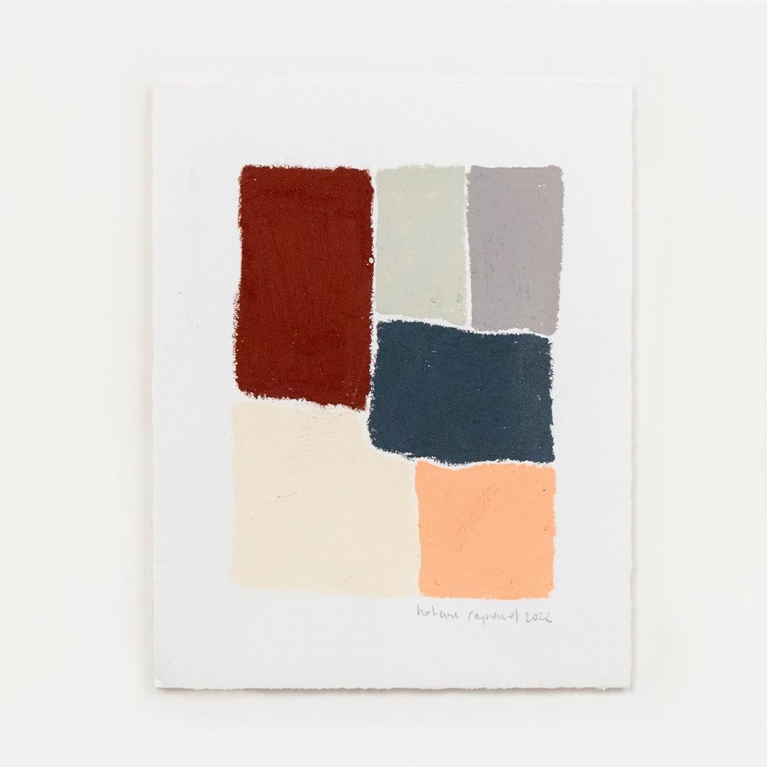 Pintura al óleo abstracta nº 8 de la artista francesa Hortense Reynaud en venta 1