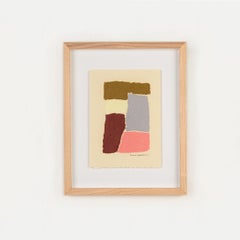 Peinture à l'huile abstraite de l'artiste français Hortense Reynaud