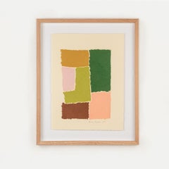 Peinture à l'huile abstraite de l'artiste français Hortense Reynaud