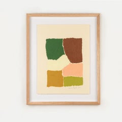 Peinture à l'huile abstraite de l'artiste français Hortense Reynaud