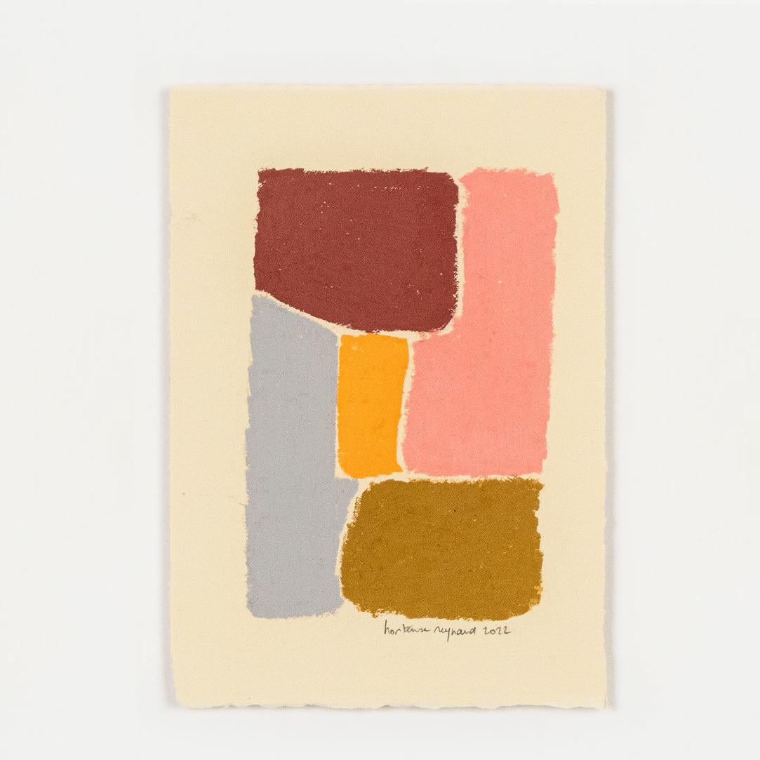 Abstraktes Ölgemälde des französischen Künstlers Hortense Reynaud im Angebot 1