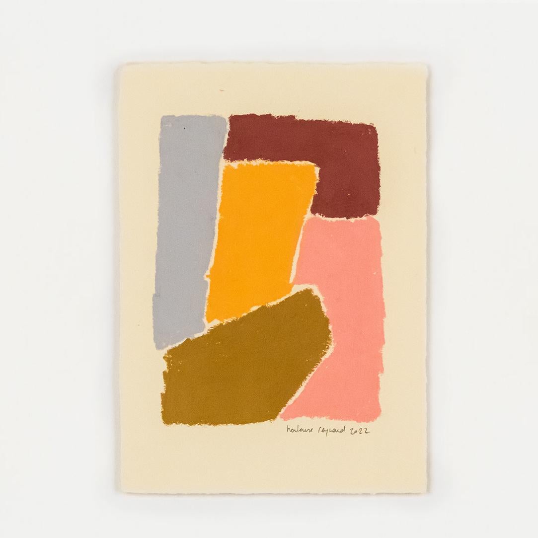 Abstraktes Ölgemälde des französischen Künstlers Hortense Reynaud im Angebot 1