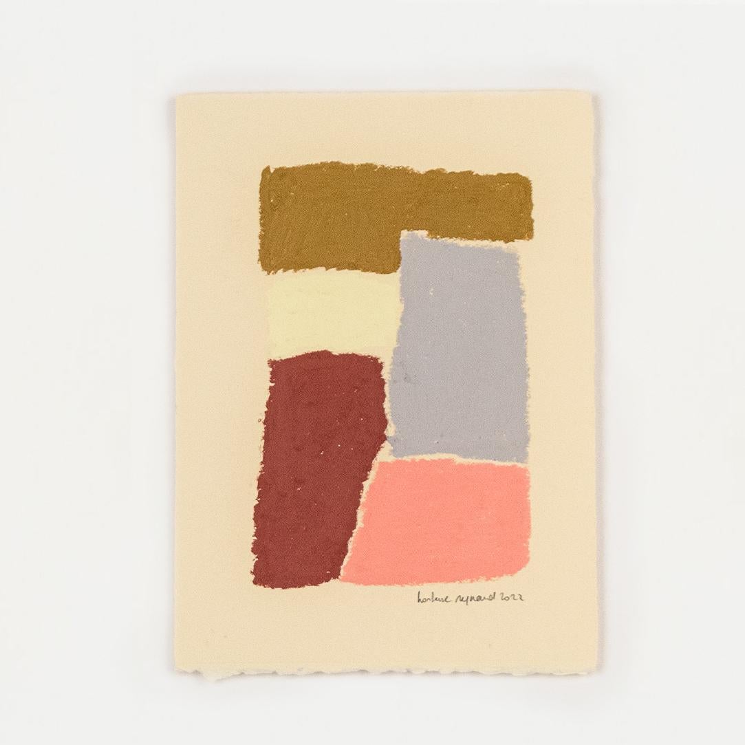 Abstraktes Ölgemälde des französischen Künstlers Hortense Reynaud im Angebot 1