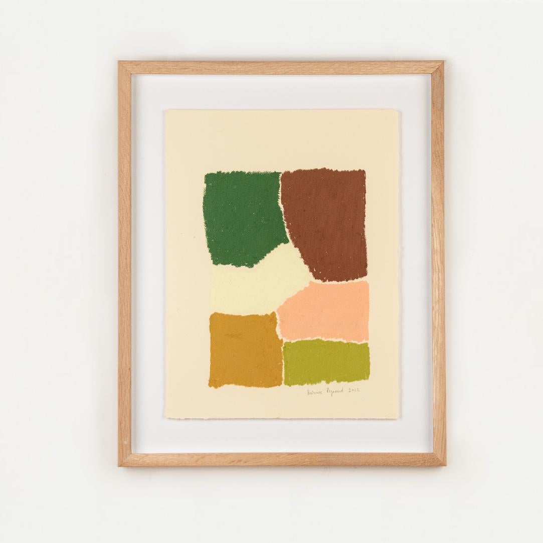 Abstraktes Ölgemälde des französischen Künstlers Hortense Reynaud im Angebot 1