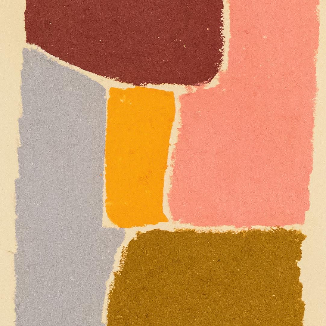 Abstraktes Ölgemälde des französischen Künstlers Hortense Reynaud im Angebot 2