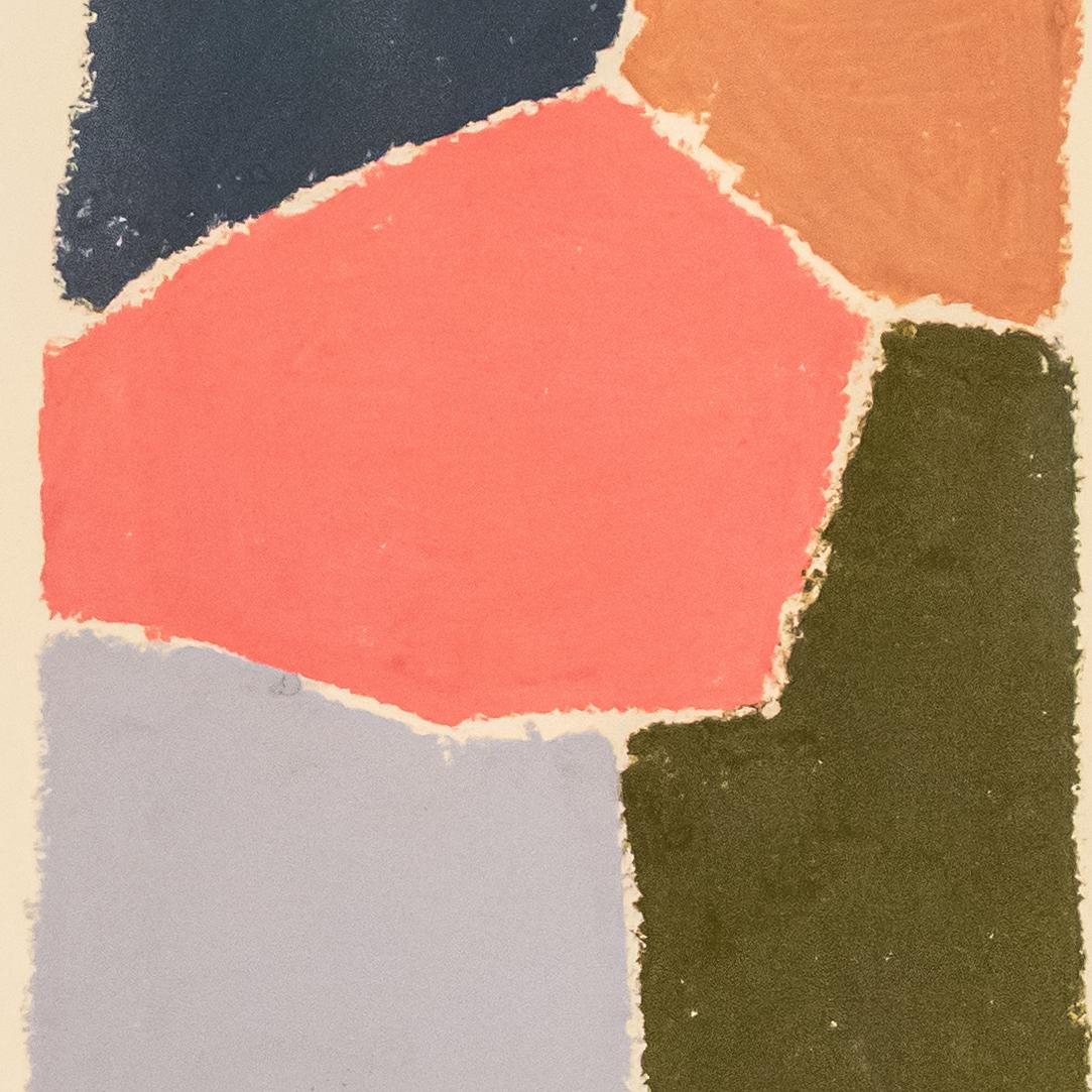 Abstraktes Ölgemälde des französischen Künstlers Hortense Reynaud im Angebot 2