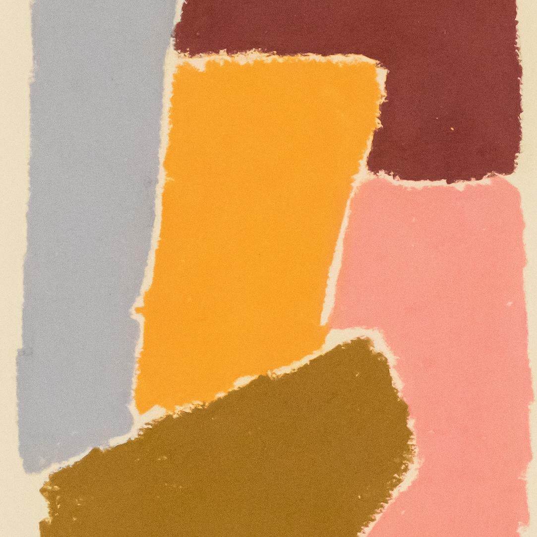 Abstraktes Ölgemälde des französischen Künstlers Hortense Reynaud im Angebot 2