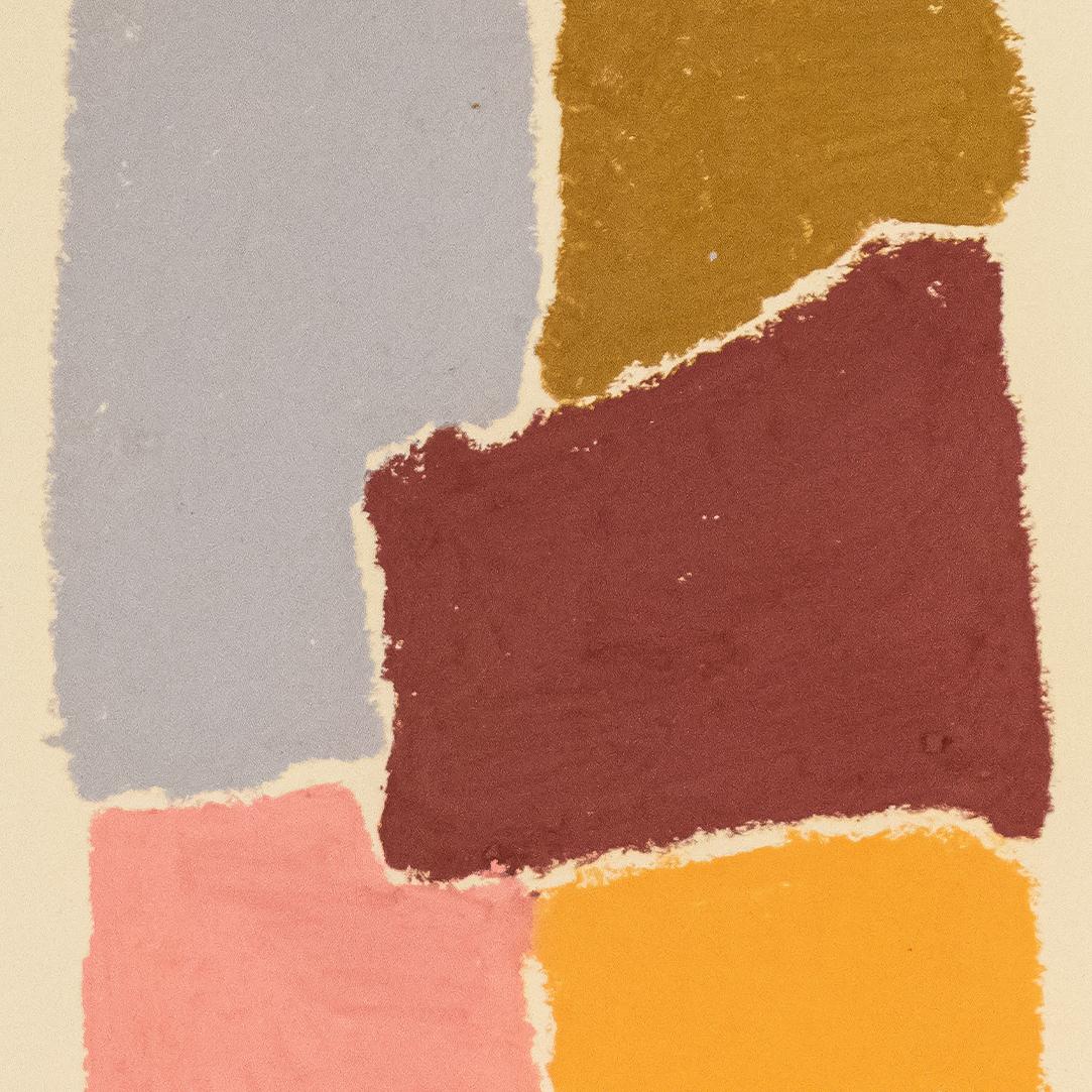 Abstraktes Ölgemälde des französischen Künstlers Hortense Reynaud im Angebot 2