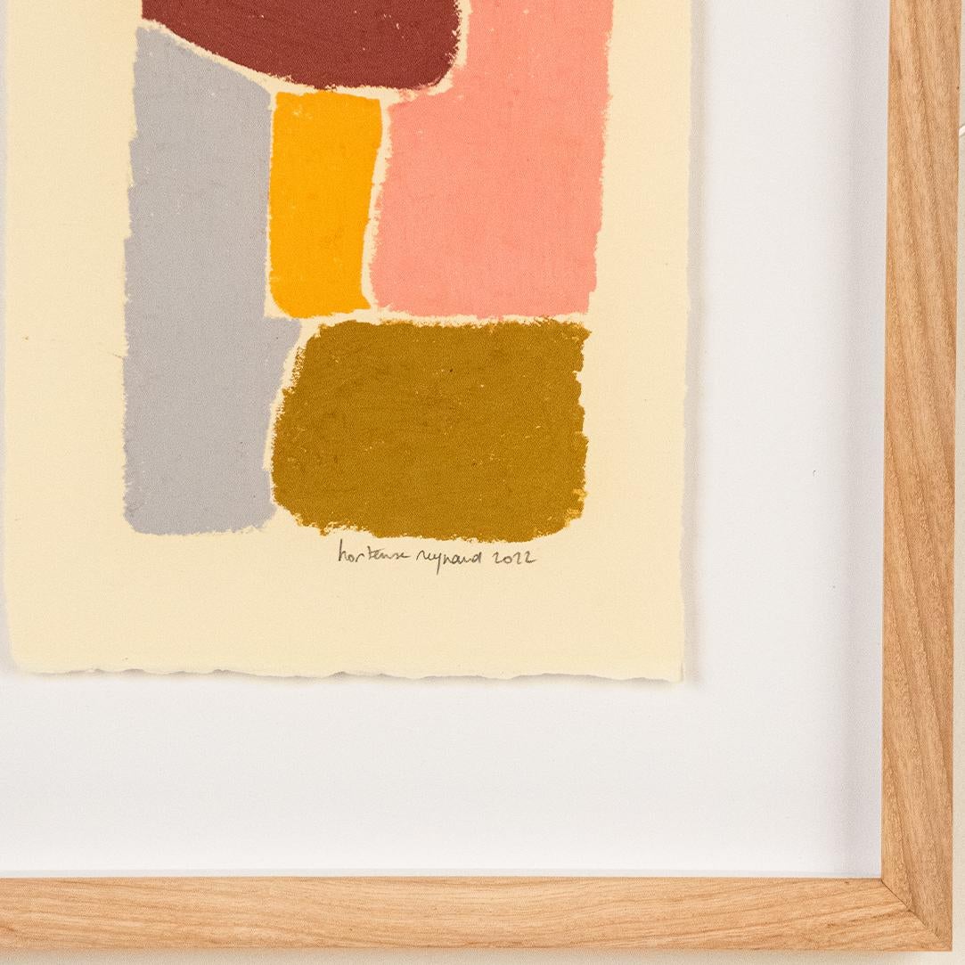 Abstraktes Ölgemälde des französischen Künstlers Hortense Reynaud im Angebot 3