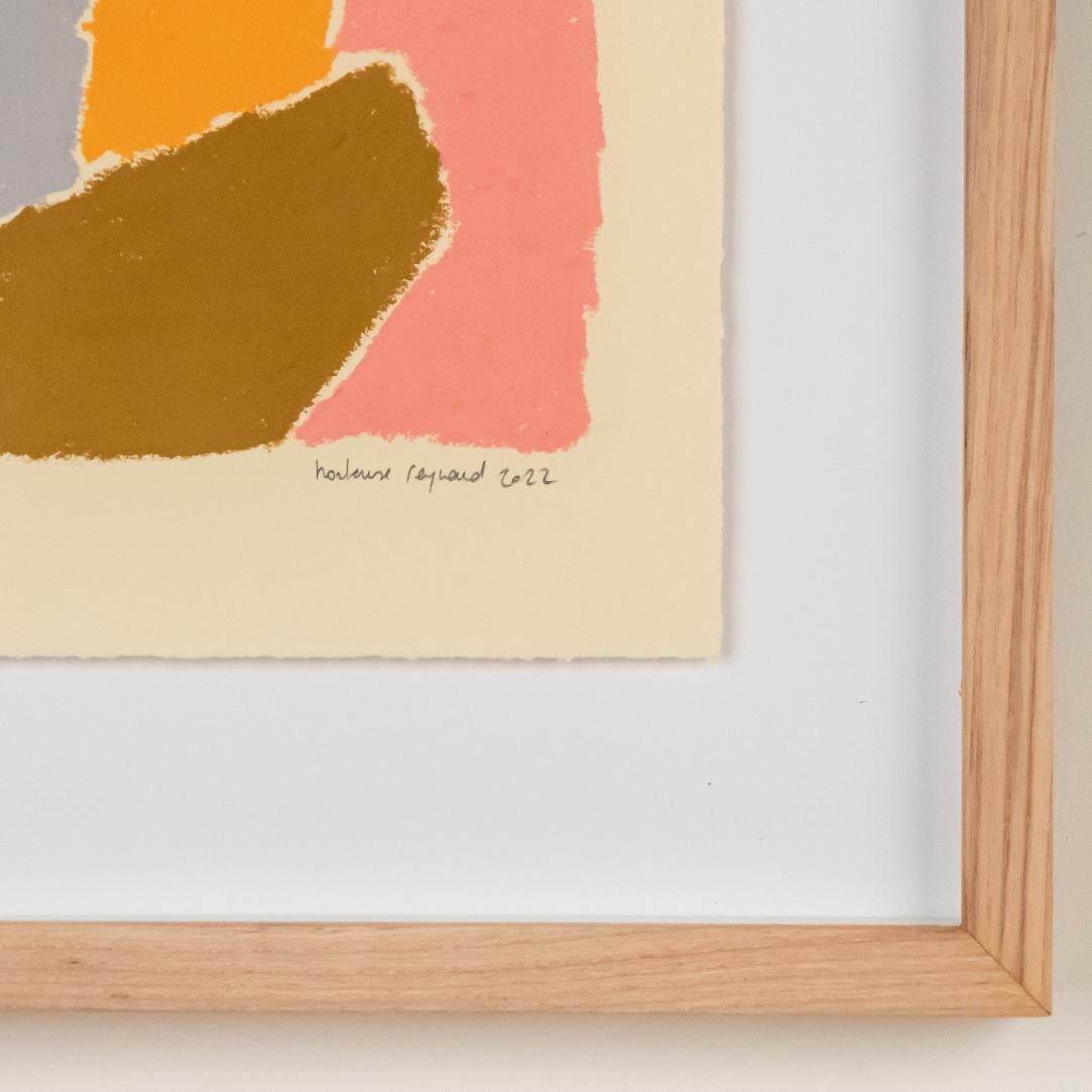 Abstraktes Ölgemälde des französischen Künstlers Hortense Reynaud im Angebot 3