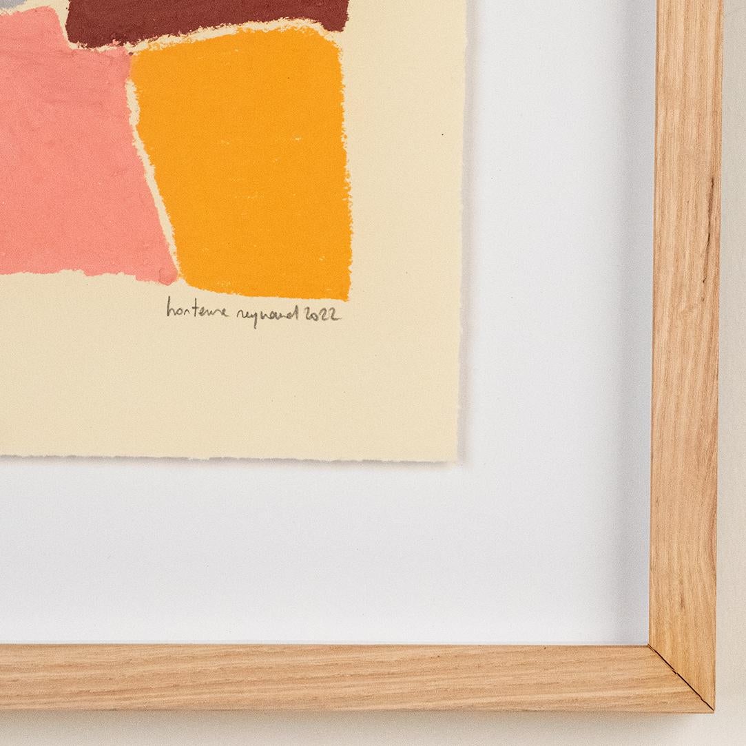 Abstraktes Ölgemälde des französischen Künstlers Hortense Reynaud im Angebot 3