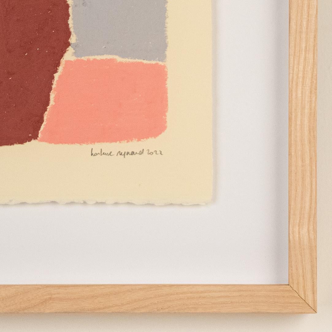 Abstraktes Ölgemälde des französischen Künstlers Hortense Reynaud im Angebot 3